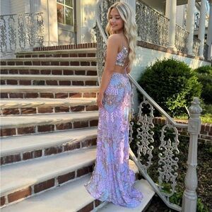 Rachel Allan 70794 Size 2 Two-Piece Prom Dress 💜